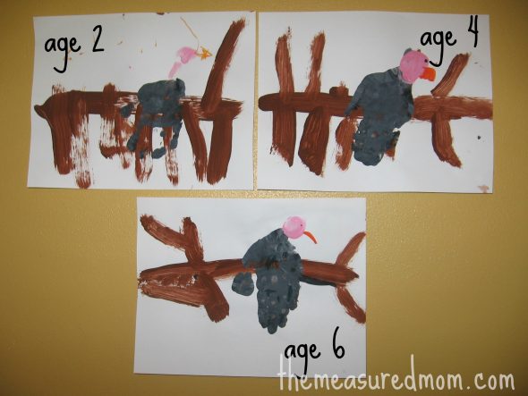 letter V handprint vulture