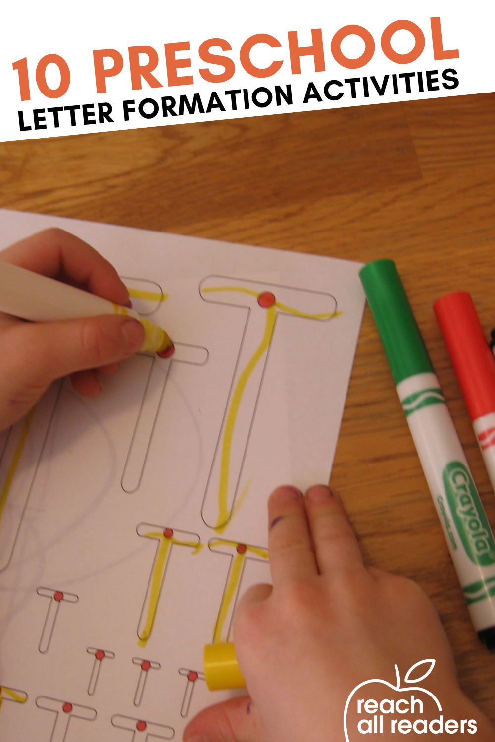 10 ways to write the alphabet: Letter T - Reach All Readers