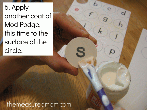 how to make milk cap letters