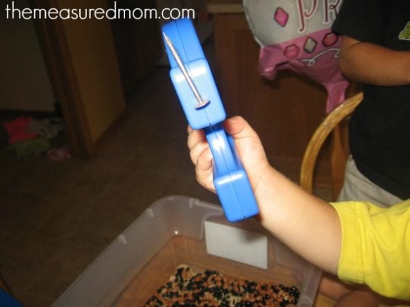 Check out our simple sensory fun for learning about magnets - just right for preschoolers and kindergartners!