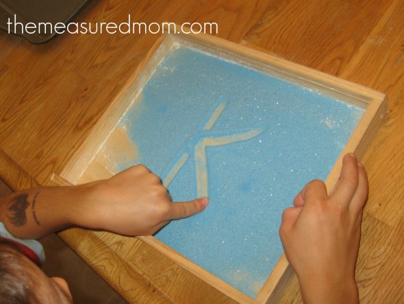 Check out this post for creative ways to teach kids to write the alphabet!