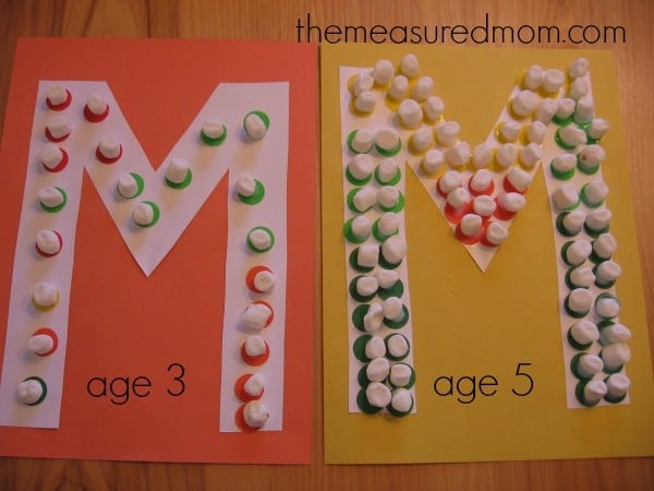 Need some letter M crafts for your preschool class? You'll find 11 ideas over at The Measured Mom!