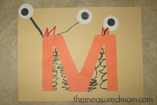 Need some letter M crafts for your preschool class? You'll find 11 ideas over at The Measured Mom!