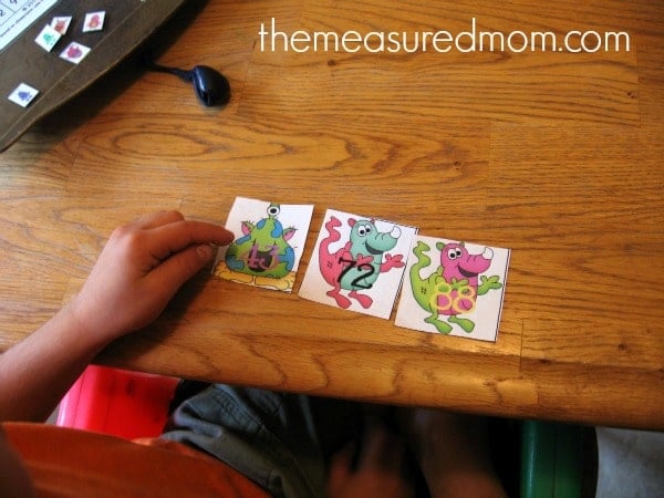 Check out this giant round-up of FREE monster math activities for kids from preschool-grade 1!