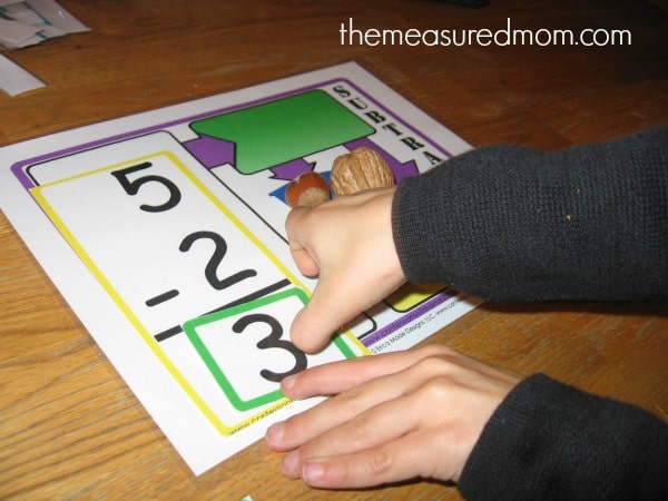 Check out this post for 6 fall math activities for preschool and kindergarten - with links to free printables!