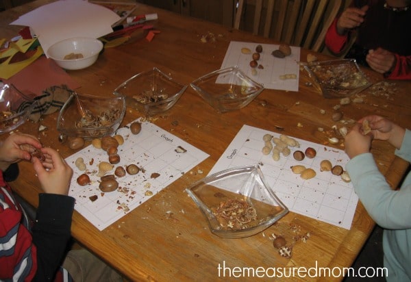 Check out this post for 6 fall math activities for preschool and kindergarten - with links to free printables!