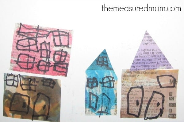 Looking for letter N crafts? You'll find a variety of process art and simple crafts over at The Measured Mom.