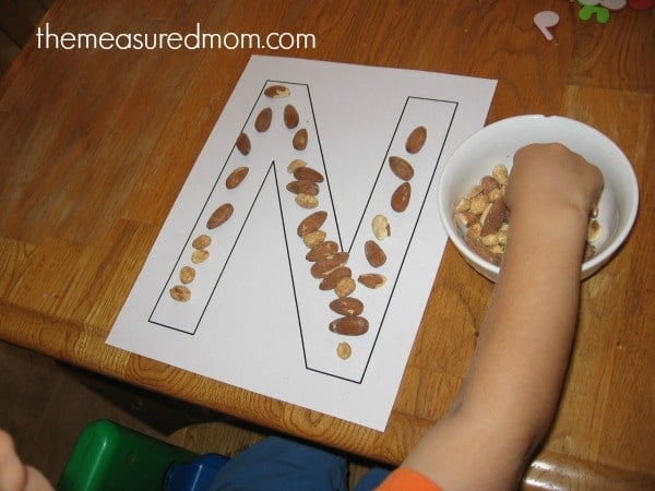 writing letter N (1) - the measured mom