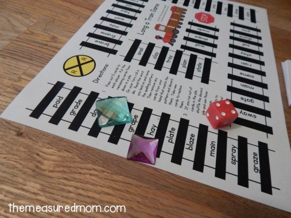 Free game for teaching long a spelling patterns 