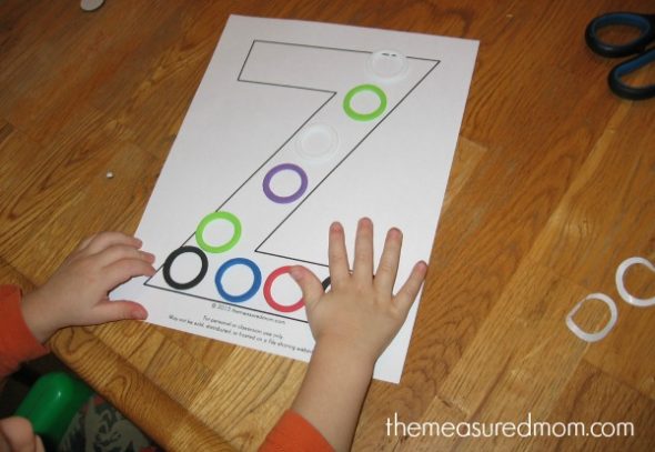 make letter Z (2) - the measured mom