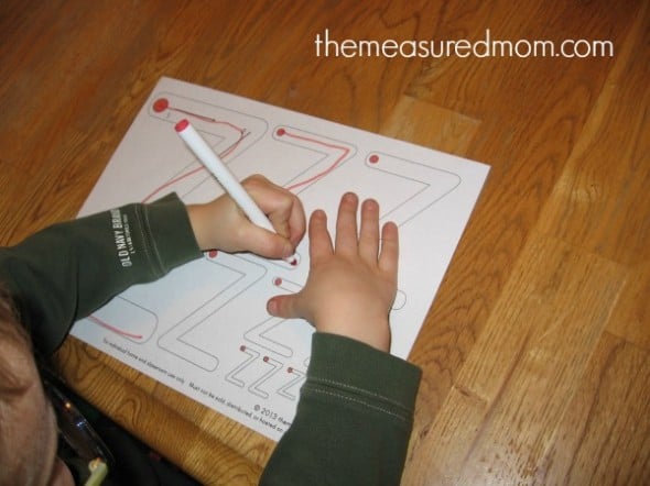 make letter Z (4) - the measured mom