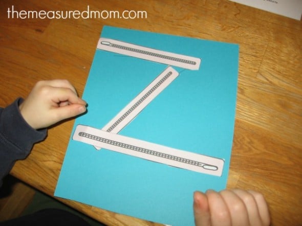 make letter Z (5) - the measured mom