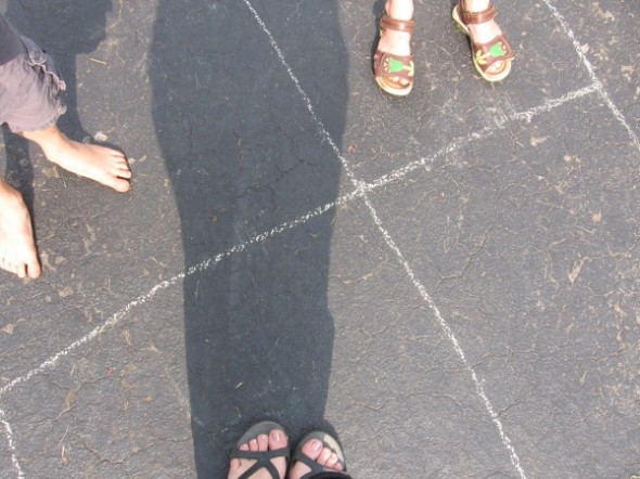 Looking for some outdoor math ideas? Here you'll find a variety of activities for kids in preschool, kindergarten, and first grade.