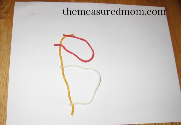 handwriting practice with bendables