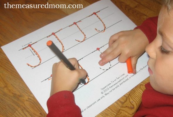 letter J handwriting page 2