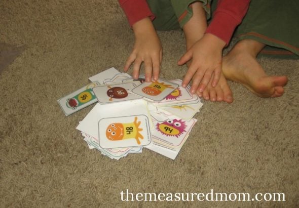 Make your own hundreds chart with these free monster number cards... and find other fun ways to use them! 