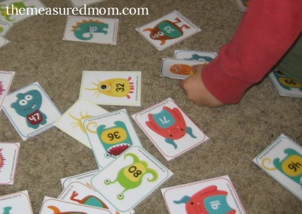 Make your own hundreds chart with these free monster number cards... and find other fun ways to use them! 