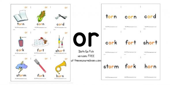 My early reader LOVED this r controlled vowels activity. We played it three times in a row!