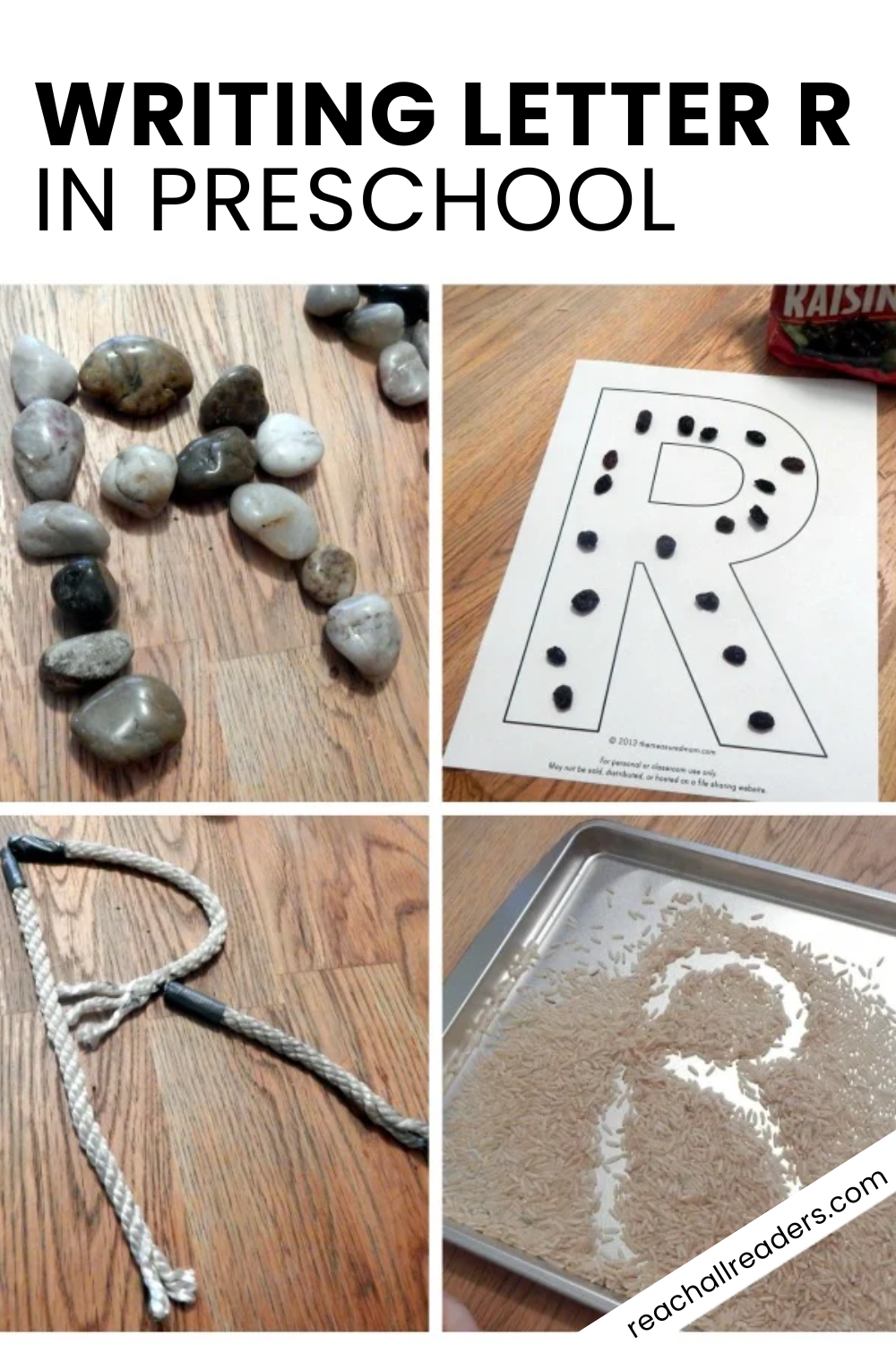 Writing letter R in preschool - Reach All Readers