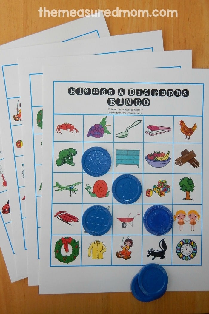 This blends and digraphs game is so much fun! Print just a handful or all 27 boards for a class game. The best part is that every blend is on every board, so your students know if they hunt hard enough, they'll find it! 
