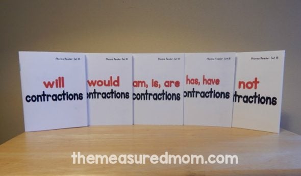 These free printable books are perfect to read alongside your contractions activities!