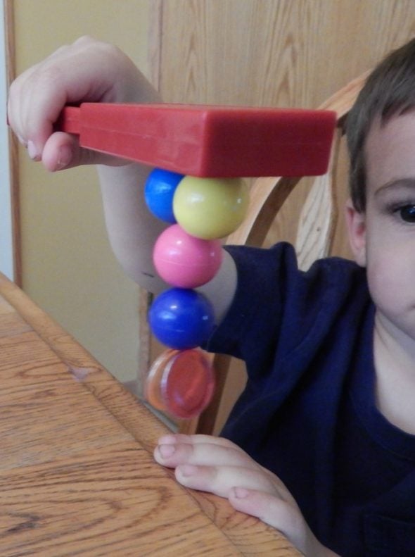 If you're doing magnet experiments with kids, print this free magnet worksheet to keep track of which objects are magnetic. 