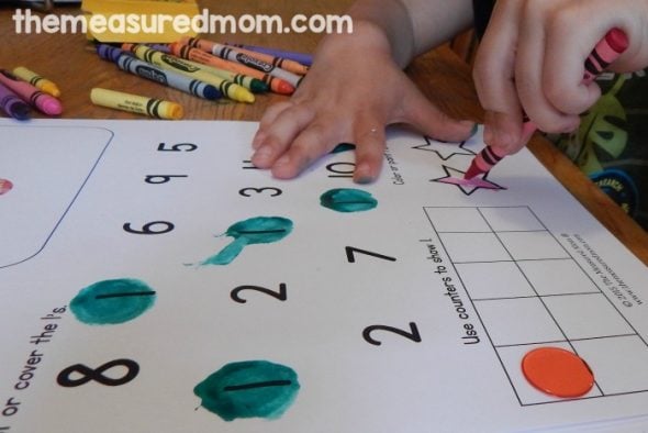 These free number worksheets for preschool reinforce a variety of skills... with lots of hands-on practice! 