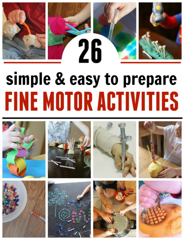 These fine motor activities for preschoolers are simple and easy to prepare - love! 