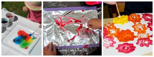 Check out these 26 process art ideas for preschool - one for every letter of the alphabet! 