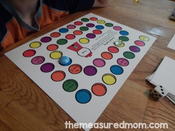 Looking for a free spelling activity? Just write words on cards and print this free spelling game for some colorful practice. 