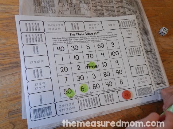 Love these no prep place value games for kindergarten through second grade! 