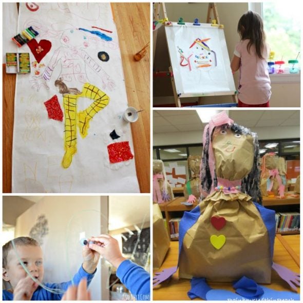 These self portrait ideas for kids are great for an all about me preschool theme! 