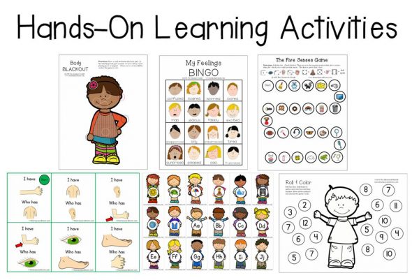 hands on learning activities for an all about me theme