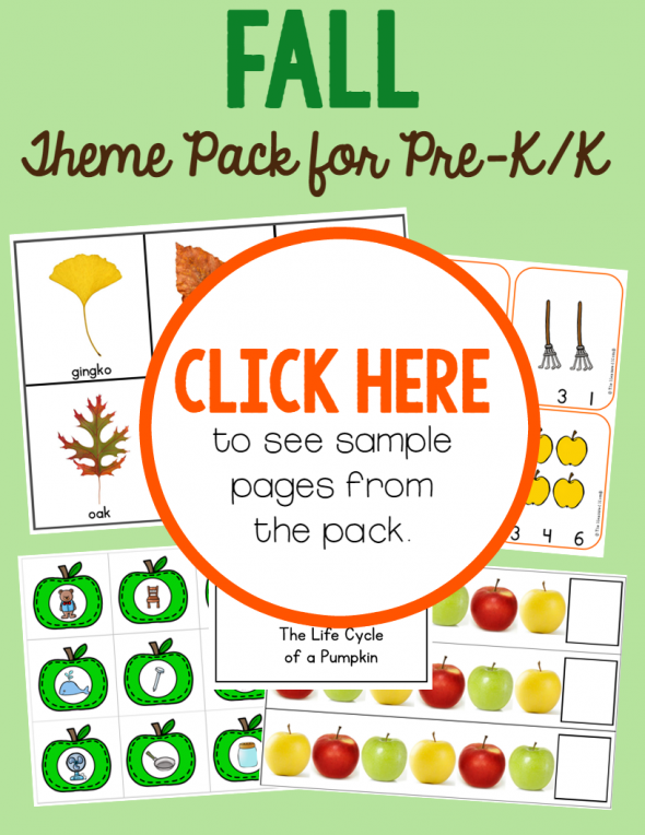 sample pages from the fall pack image