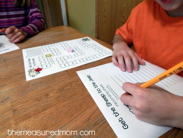 This is a great no-prep spelling game for ee words and ea words!