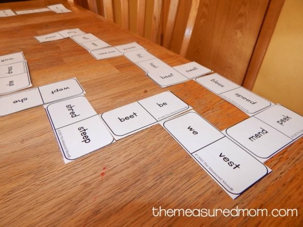 short and long e dominoes 2