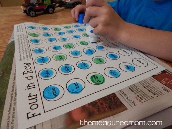 Looking for magic e activities? This post has links to over 50 silent e activities and silent e games. The four in a row games are my son's favorite. :)