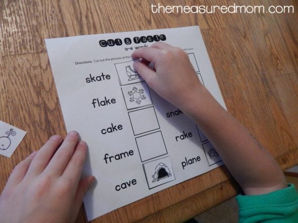 Looking for magic e activities? This post has links to over 50 silent e activities and silent e games. The four in a row games are my son's favorite. :)