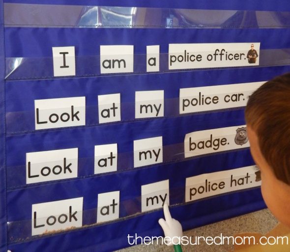 This free community helpers activity is just the thing for helping children learn concepts of print and basic sight words! 