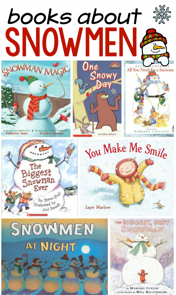 These books about snowmen are perfect for preschool and kindergarten.