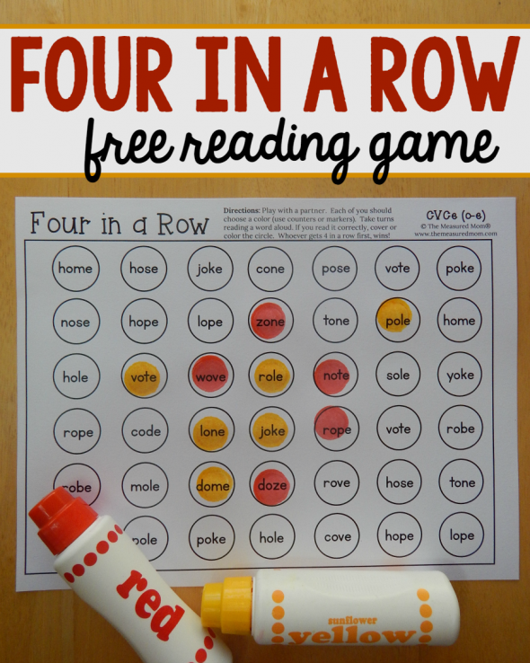 free o-e four in a row game