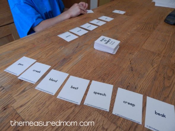 Print this free spelling game for word work with short e, ea, and ee words. Love it!