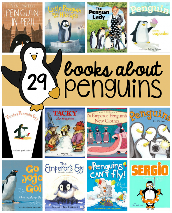These books about penguins will go great with my preschool winter theme!