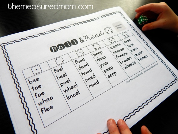 These five free games are perfect for practicing ee words! 