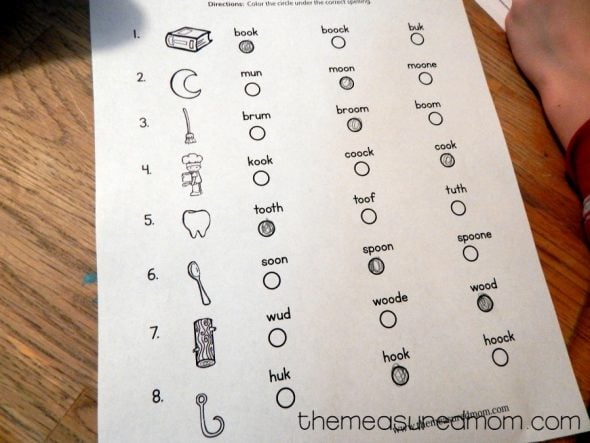 I love the variety of oo words activities in this oo words worksheets pack! 