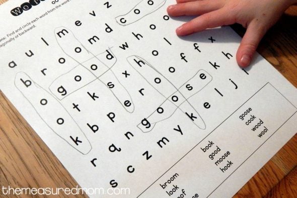 I love the variety of oo words activities in this oo words worksheets pack! 