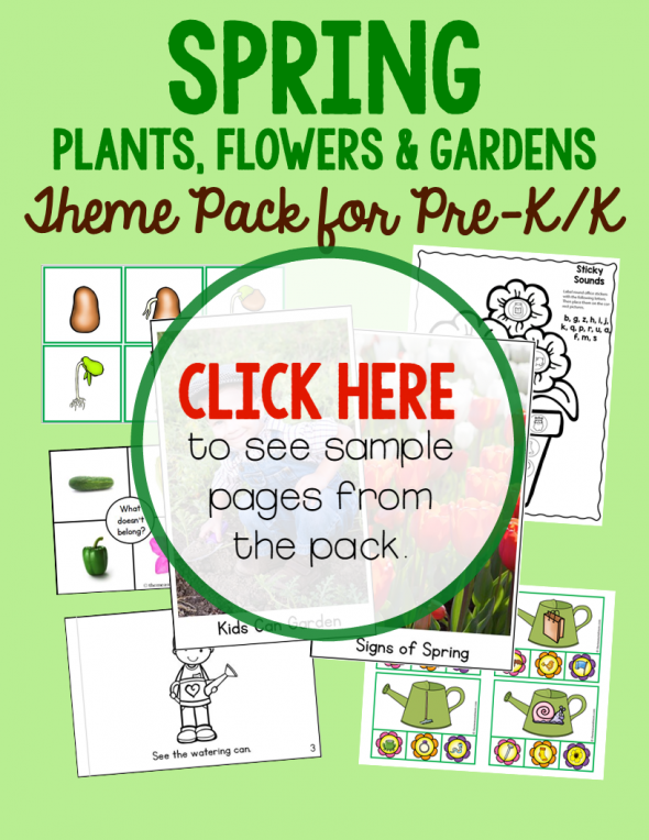 spring theme cover sample pages image