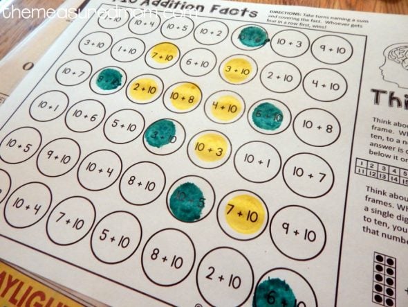 9 NO PREP addition games that teach addition strategies! Great addition activities for kindergarten and first grade! 