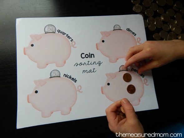 coin sorting mat 1