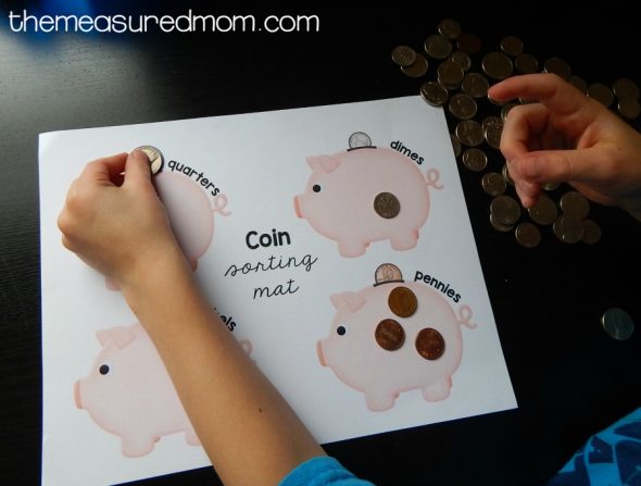 coin sorting mat 3